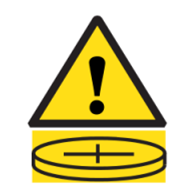 An alternative symbol that can be used on products where there is limited space