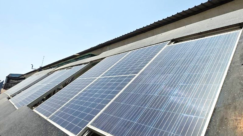 Solar panel outdoor testing