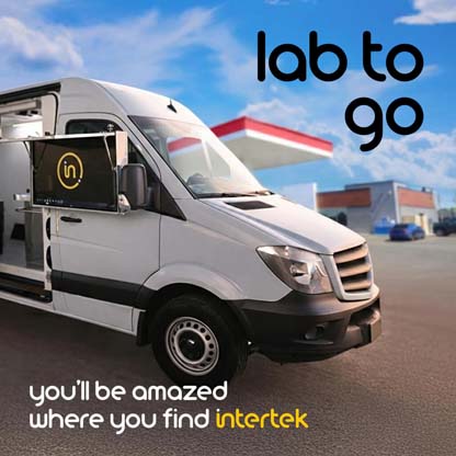 A minivan converted to a mobile laboratory